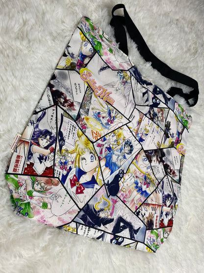 Magical Girl Manga Panel Tote Bag