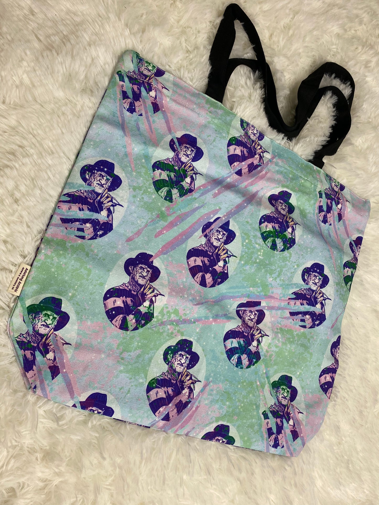 Pastel Killer on Nightmare Street Tote Bag