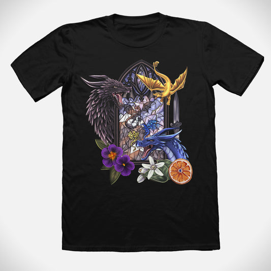 Dragons Stained Glass Tee